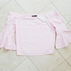Pink Off The Shoulder Top NWT | Cotton On